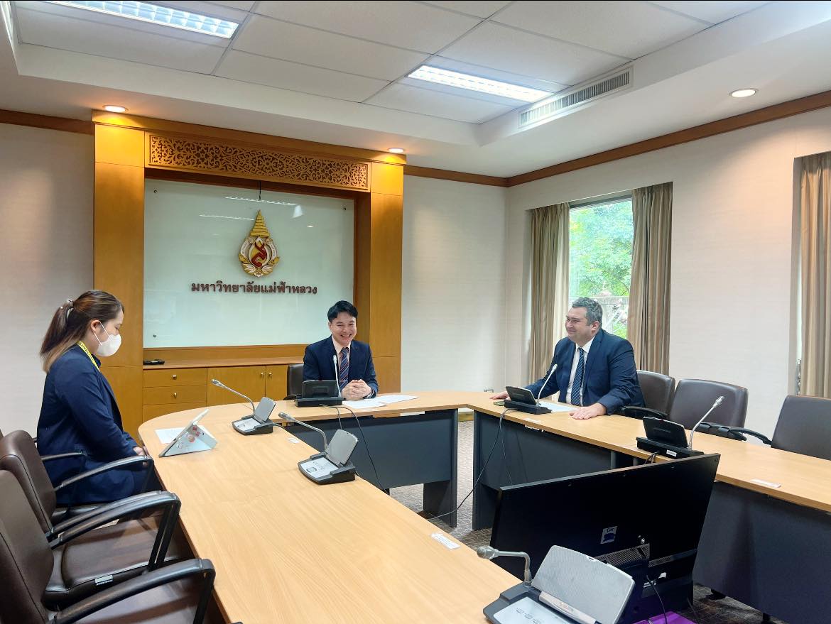 School of management, Mae Fah Luang University, welcomes Mr. George Ubbelohde, assessor from UNWTO tedQual by the Tourism Control Organization  (UNWTO) 