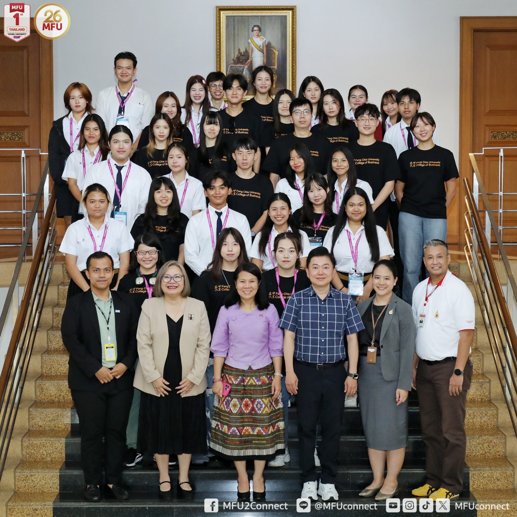 MFU Welcomes Exchange Students from Feng Chia University for the “Summer Course Program (2+2 Weeks)