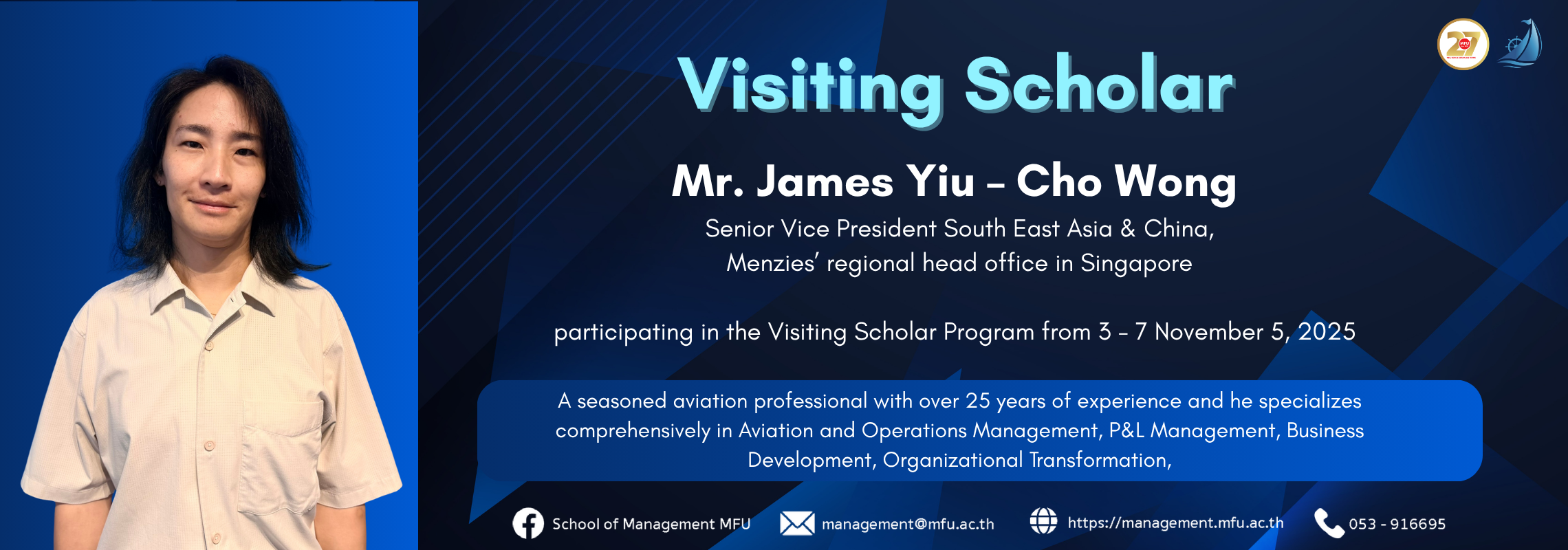 Mr. James Yiu – Cho Wong
