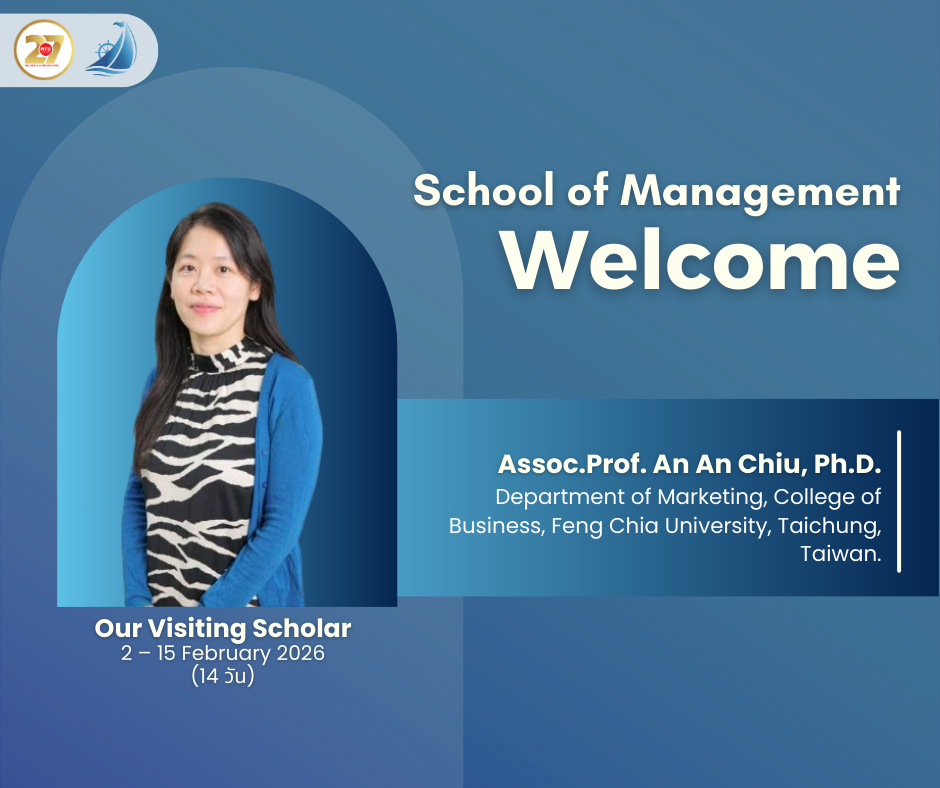 welcome Assoc. Prof. An An Chiu